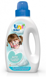 Uni Baby Aktif Sıvı Çamaşır Deterjanı 1.5 lt Deterjan kullananlar yorumlar